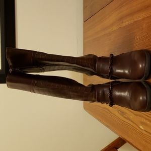 Life Stride women's size 7, chestnut brown, wide calf boots